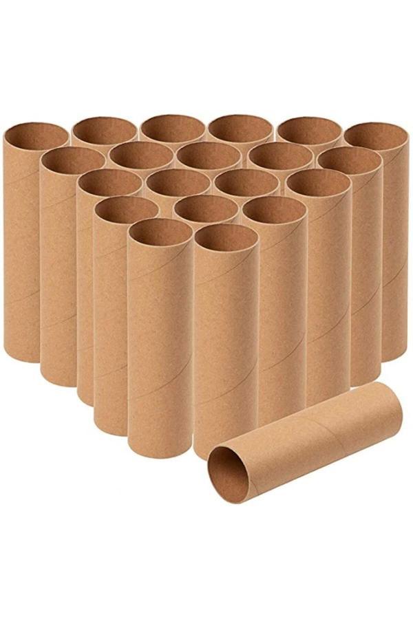1 Adet Rulo Kargo Tüpü 45 Cm Uzunluk 8cm Çap Silindir Kutu Karton Masura Kedi Tırmalama Için Kutu - Image 1