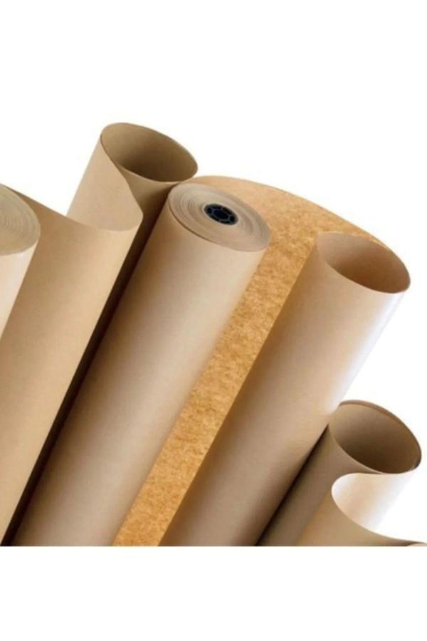 10 Adet Kraft Kağıt 70x100 Cm Kahverengi Ambalaj Kağıdı Çeyiz Paketleme Koli Kağıdı 90 gr - Image 1