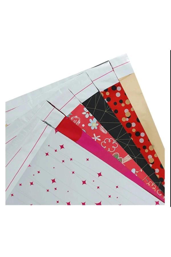 Kendinden Bantlı Metalize Hediye Paketi Poşeti Yapışkanlı 35x50 Cm 10 Adet - Image 1
