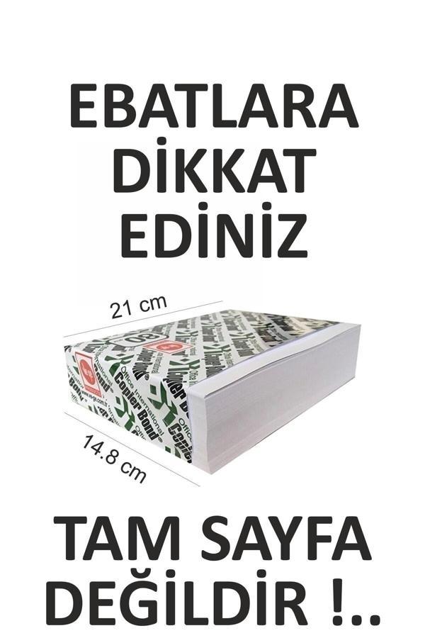 Vege Copier Bond A5 Fotokopi Kağıdı 80 Gr. 500 Adet (a4 Ün Yarısı Boyutundadır) - Image 1