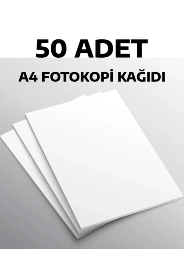 50 Adet A4 Kağıt Fotokopi Kağıdı - Image 1