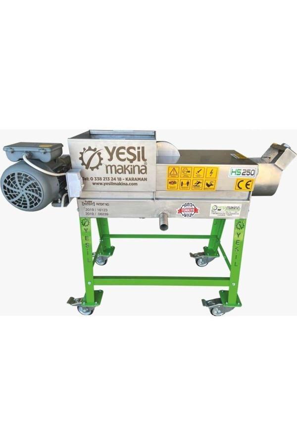 Yeşil Hs250 220V 250Kg/S Helezonlu Şıra Makinası Üzüm Sıkma Makinası - Image 1