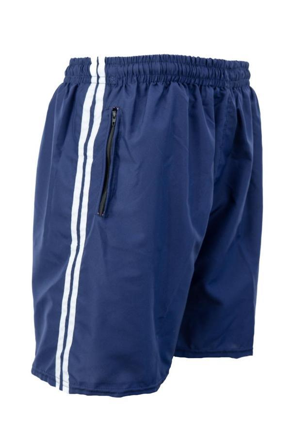 Oppland Erkek Şort Garson Boy Beli Lastikli ve Bağcıklı Çift Cepli Astarlı Deniz Model Rahat Kesim - Image 1