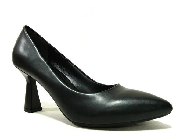 Punto Siyah Anatomik Stiletto Topuklu Ayakkabı - Image 1