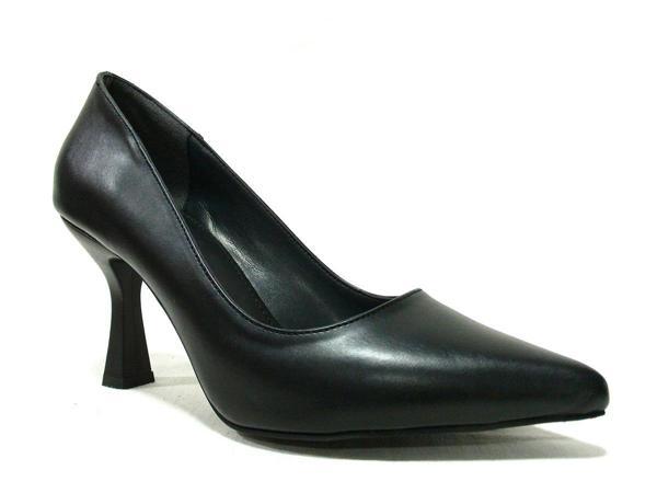 Punto Siyah Anatomik Stiletto Topuklu Ayakkabı - Image 1