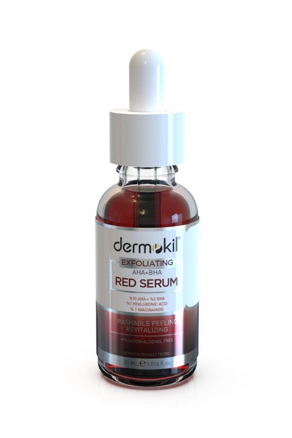 Dermokil Exfoliating Aha+Bha Red Serum 30 Ml - Image 1