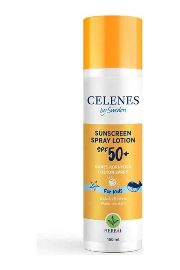 Celenes Herbal Güneş Koruyucu Losyon Spray 50 Spf Çocuk 150Ml - Image 1