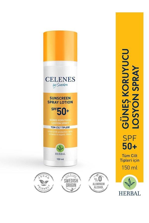 Celenes By Sweden Herbal Güneş Koruyucu Losyon Spray 50 Spf- - Image 1