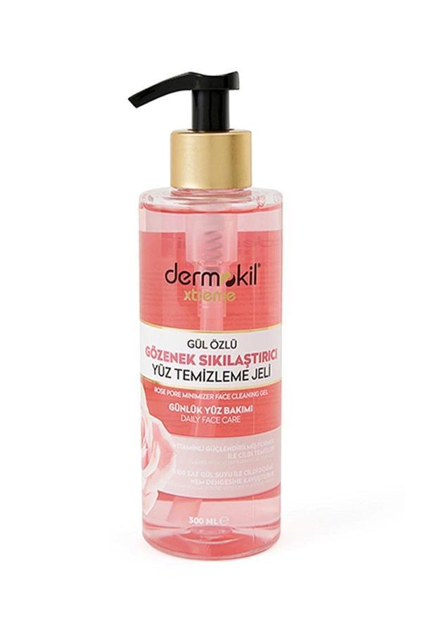 Dermokil Gül Özlü Gözenek Sıkılaştırıcı Yüz Temizleme Jeli 300 Ml - Image 1