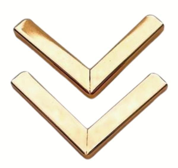 Angel Çanta Aksesuar 2 Li Light Gold Renk Köşe Aparatı V Model - Image 1
