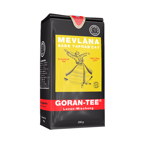 goran tee mevlana sade yaprak cay luxus mischung Siyah Çay - 200g - Image 1