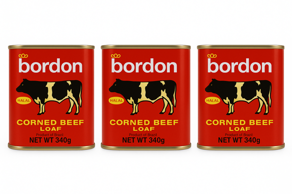 BORDON CORNED BEEF LOAF 320 Gr 3 ADET - Image 1