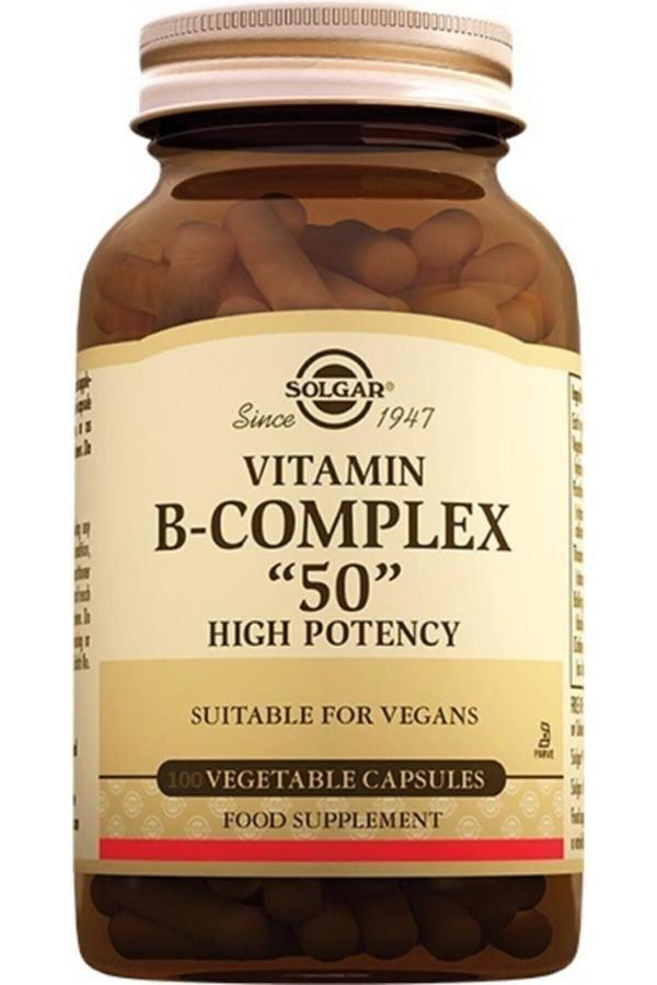 Solgar Vitamin B Complex 50 Mg 100 Kapsül - Image 1