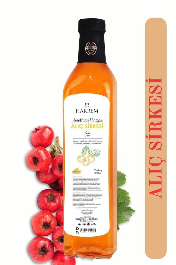 Harrem Alıç Sirkesi Doğal Fermantasyon 500Ml Cam Şişe - Image 1