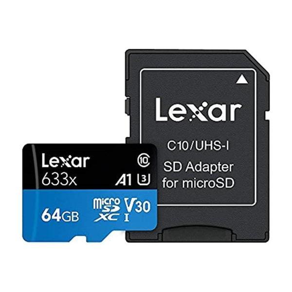 64GB 633X Microsdxc Uhs-I U3 100/45 Mb/sn Yüksek Performanslı Microsd Hafıza Kartı - Image 1