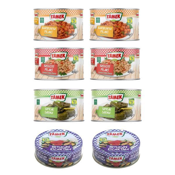 Tamek Konserve Hazır Yemek 8 li Karma Paket  - Image 1