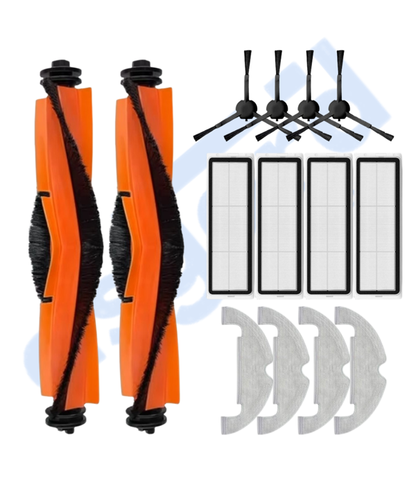 XİAOMİ MOP 2 ULTRA – X10 Uyumlu 2 Ana Fırça 4 Yan Fırça 4 Filtre 4 Mop - Image 1