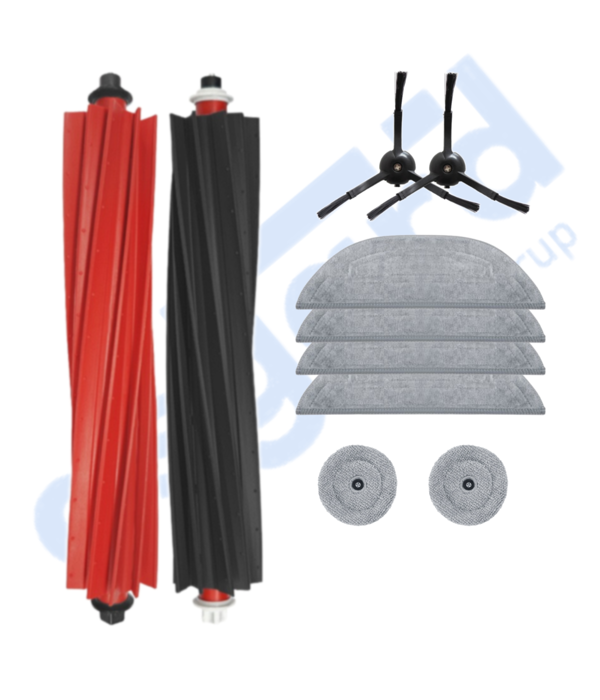 ROBOROCK S8 MaxV Ultra Uyumlu  1 Ana Fırça 2 Yan Fırça 4 Mop 2 Yan Mop - Image 1