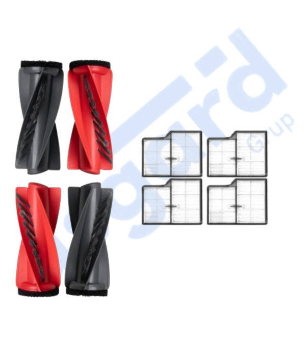 Roborock Saros 10- Saros 10R Uyumlu 2 Ana Fırça 4 Filtre - Image 1