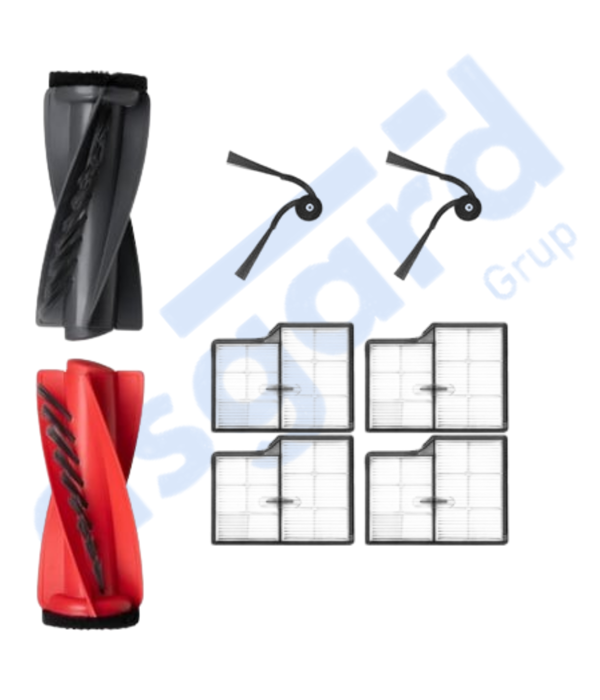 Roborock Saros 10- Saros 10R Uyumlu 1 Ana Fırça 2 Yan Fırça 4 Filtre - Image 1