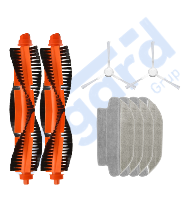 VİOMİ MOP PRO, 3C ,3C PLUS Uyumlu 2 Ana Fırça 2 Yan Fırça 4 Mop - Image 1