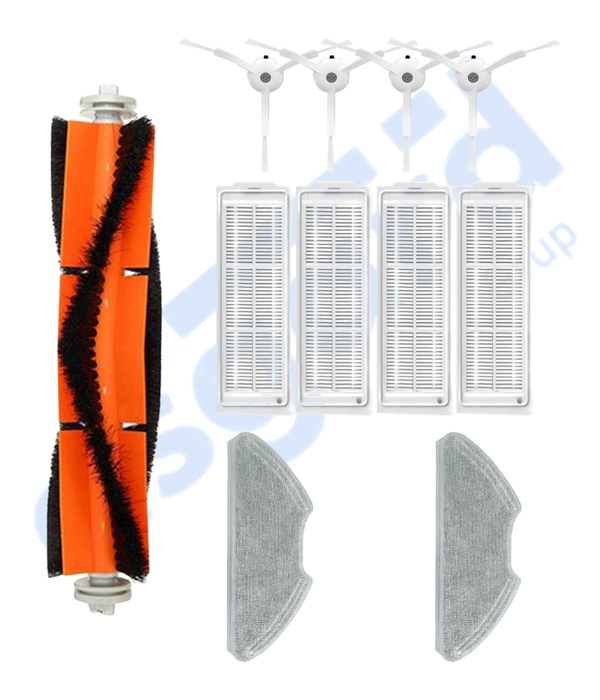 Xiaomi Mop 2 Pro (MJST1SHW) -Mop 2 Lite Uyumlu 1 Ana Fırça 4 Yan Fırça 4 Filtre 2 Mop - Image 1