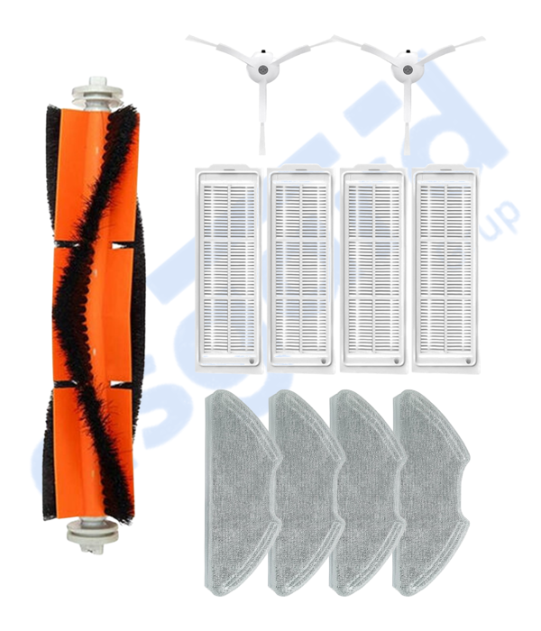 Xiaomi Mop 2 Pro (MJST1SHW) -Mop 2 Lite Uyumlu 1 Ana Fırça 2 Yan Fırça 4 Filtre 4 Mop - Image 1