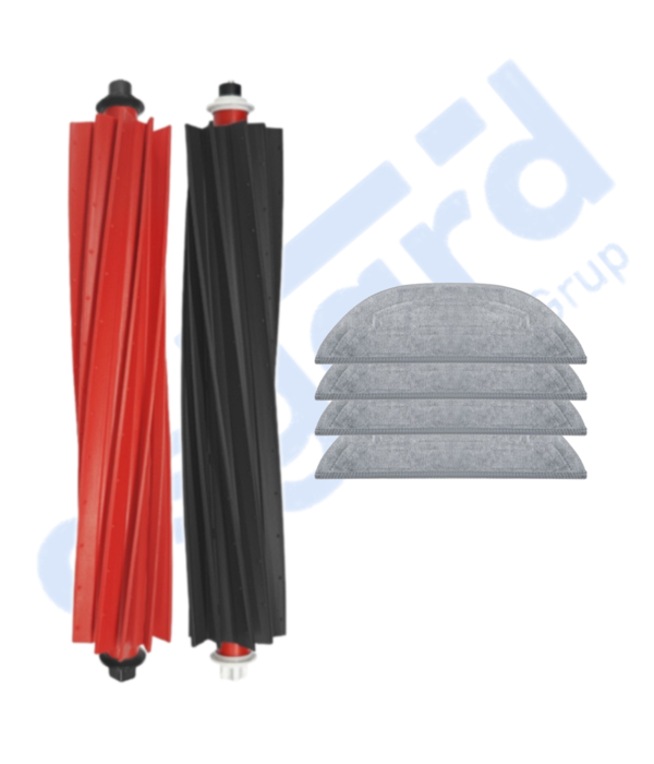 ROBOROCK S8 MaxV Ultra Uyumlu  1 Ana Fırça 4 Mop - Image 1