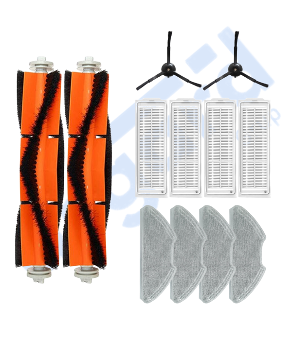 Xiaomi Mop 2 Pro (MJST1SHW) -Mop 2 Lite Uyumlu 2 Ana Fırça 2 Yan Fırça 4 Filtre 4 Mop - Image 1