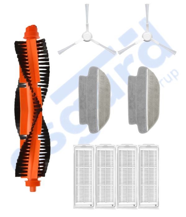 VİOMİ MOP PRO, 3C ,3C PLUS Uyumlu 1 Ana Fırça 2 Yan Fırça 4 Filtre 2 Mop - Image 1