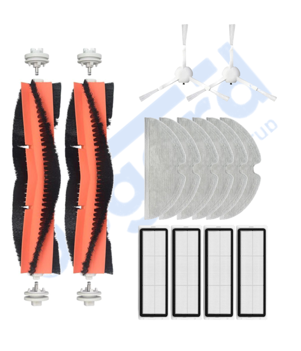 Xiaomi 1C,2C,Mop 2 Uyumlu 2 Ana Fırça 2 Yan Fırça 4 Filtre 6 Mop - Image 1