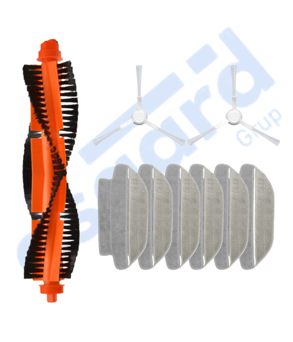 VİOMİ MOP PRO, 3C ,3C PLUS Uyumlu 1 Ana Fırça 2 Yan Fırça 6 Mop - Image 1