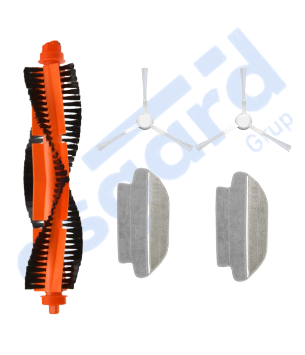 VİOMİ MOP PRO, 3C ,3C PLUS Uyumlu 1 Ana Fırça 2 Yan Fırça 2 Mop - Image 1