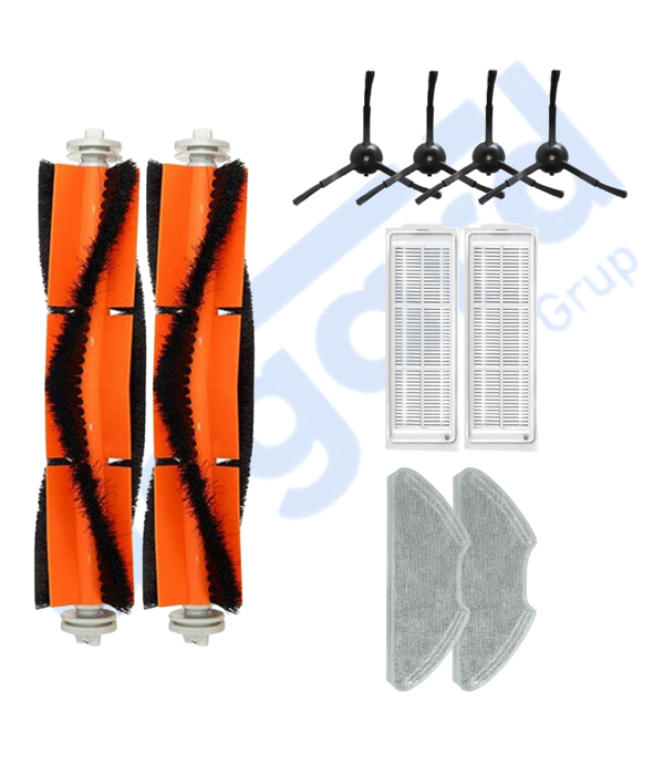 Xiaomi Mop 2 Pro (MJST1SHW) -Mop 2 Lite Uyumlu 2 Ana Fırça 4 Yan Fırça 2 Filtre 2 Mop - Image 1