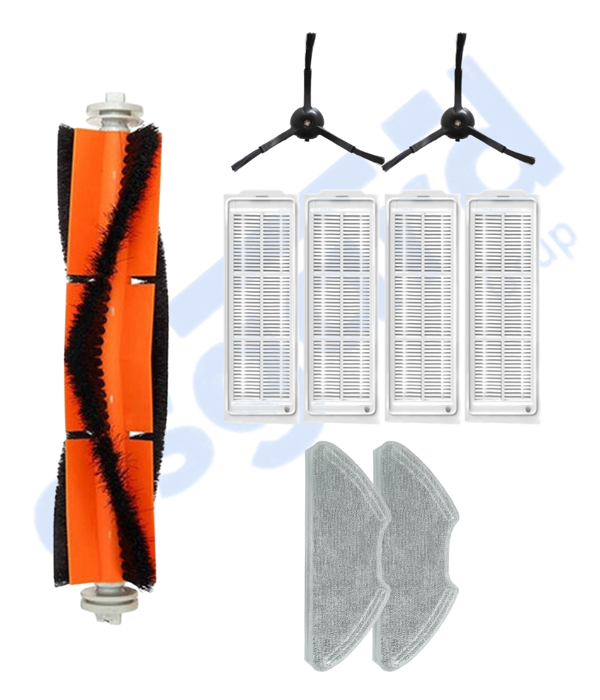 Xiaomi Mop 2 Pro (MJST1SHW) -Mop 2 Lite Uyumlu 1 Ana Fırça 2 Yan Fırça 4 Filtre 2 Mop - Image 1