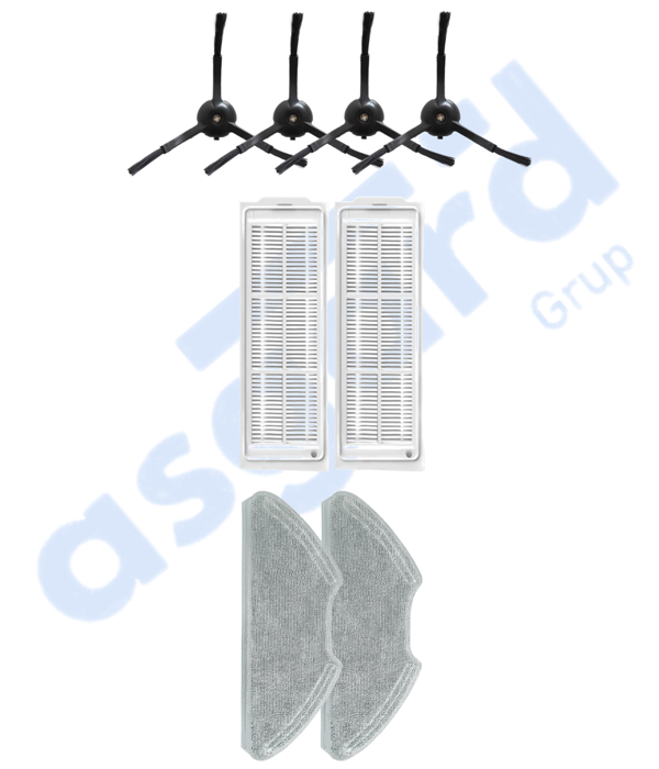 Xiaomi Mop 2 Pro (MJST1SHW) -Mop 2 Lite Uyumlu 4 Yan Fırça 2 Filtre 2 Mop - Image 1