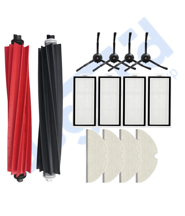 ROBOROCK Q8 MAX , Q8 MAX+ UYUMLU 1 Ana Fırça 4 Yan Fırça 4 Filtre 4 Mop - Image 1