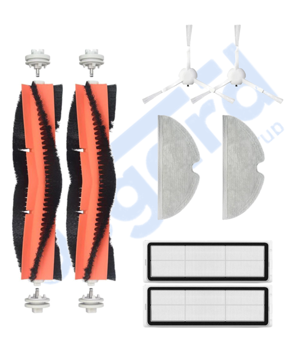 Xiaomi 1C,2C,Mop 2 Uyumlu 2 Ana Fırça 2 Yan Fırça 2 Filtre 2 Mop - Image 1