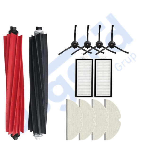 ROBOROCK Q8 MAX , Q8 MAX+ UYUMLU 1 Ana Fırça 4 Yan Fırça 2 Filtre 4 Mop - Image 1