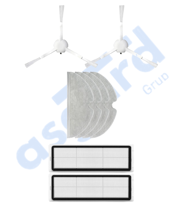 Xiaomi 1C,2C,Mop 2 Uyumlu 2 Yan Fırça 2 Filtre 4 Mop - Image 1