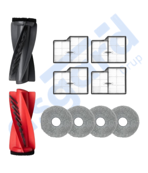 Roborock Saros 10- Saros 10R Uyumlu 1 Ana Fırça 4 Filtre 4 Mop - Image 1