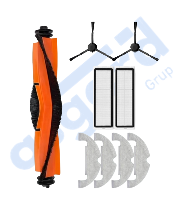 DREAME D10 PLUS – D10S PLUS – D10 PLUS GEN 2 UYUMLU 1 Ana Fırça 2 Yan Fırça 2 Filtre 4 Mop - Image 1