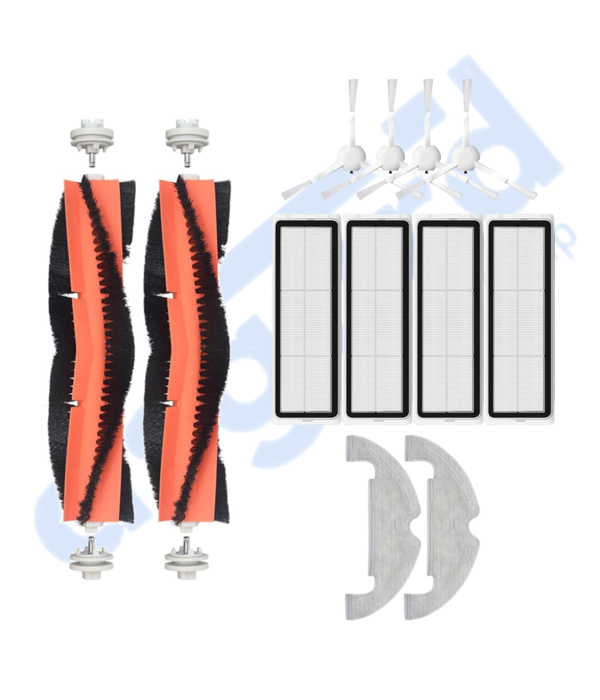 XİAOMİ MOP 2 ULTRA – X10 Uyumlu 2 Ana Fırça 4 Yan Fırça 4 Filtre 2 Mop - Image 1