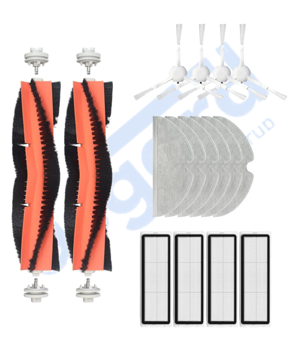 Xiaomi 1C,2C,Mop 2 Uyumlu 2 Ana Fırça 4 Yan Fırça 4 Filtre 6 Mop - Image 1