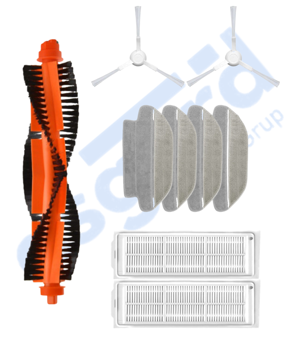 VİOMİ MOP PRO, 3C ,3C PLUS Uyumlu 1 Ana Fırça 2 Yan Fırça 2 Filtre 4 Mop - Image 1