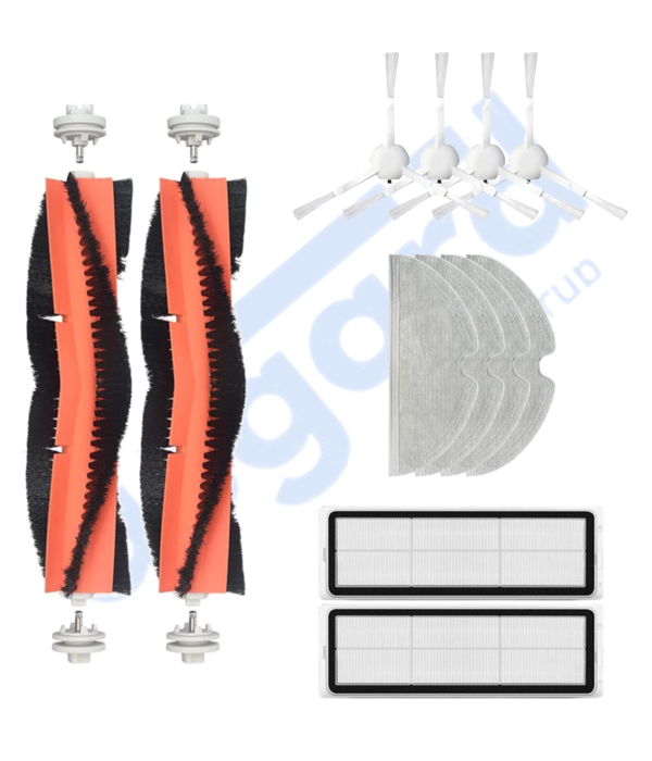 Xiaomi 1C,2C,Mop 2 Uyumlu 2 Ana Fırça 4 Yan Fırça 2 Filtre 4 Mop - Image 1
