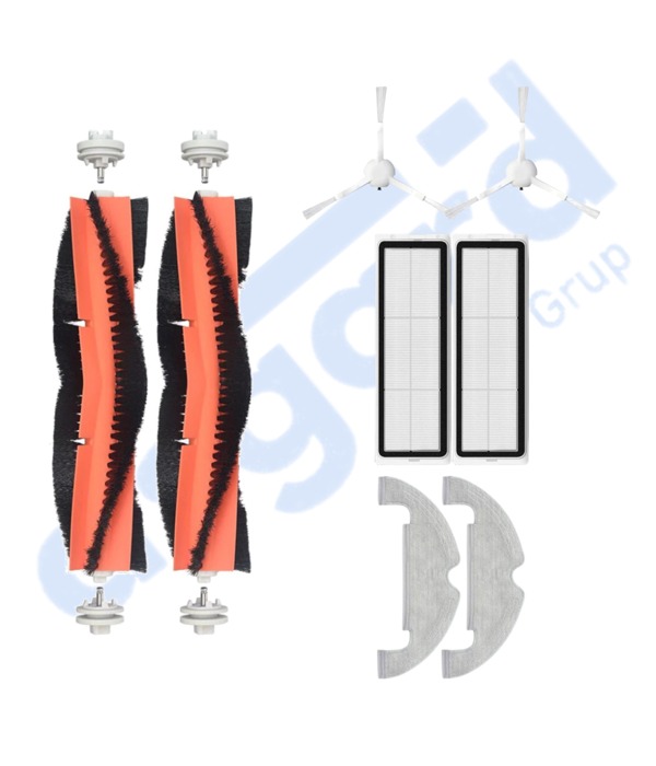 XİAOMİ MOP 2 ULTRA – X10 Uyumlu 2 Ana Fırça 2 Yan Fırça 2 Filtre 2 Mop - Image 1