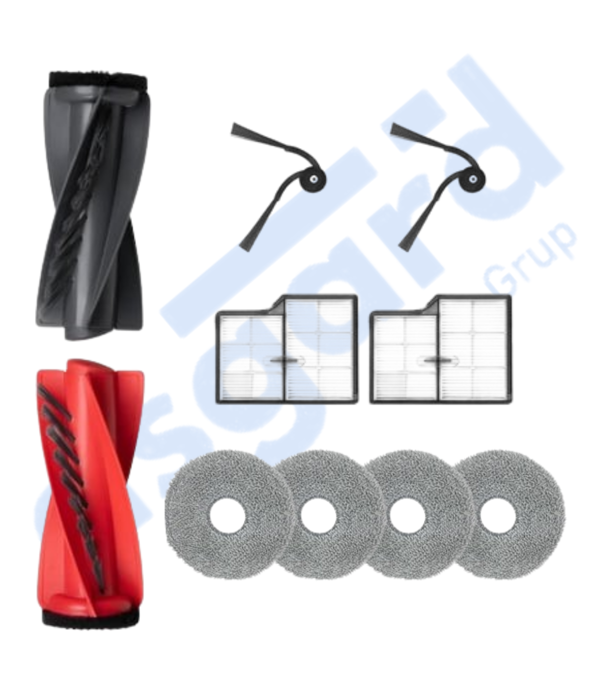 Roborock Saros 10- Saros 10R Uyumlu 1 Ana Fırça 2 Yan Fırça 2 Filtre 4 Mop - Image 1