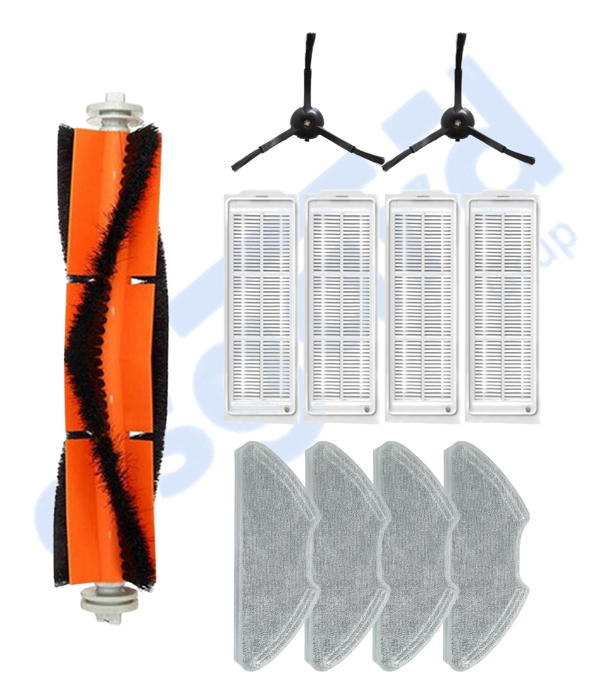 Xiaomi Mop 2 Pro (MJST1SHW) -Mop 2 Lite Uyumlu 1 Ana Fırça 2 Yan Fırça 4 Filtre 4 Mop - Image 1