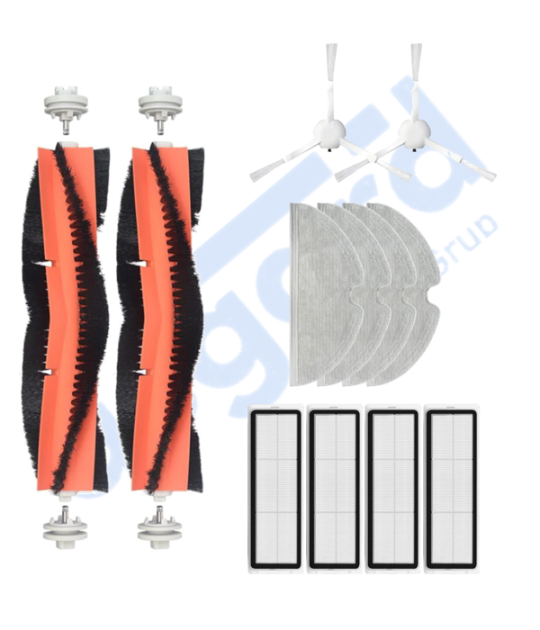 Dreame F9 - Z10 Pro Uyumlu 2 Ana Fırça 2 Yan Fırça 4 Filtre 4 Mop - Image 1